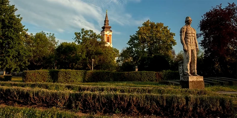 The reconstruction of Endrod’s main square in Gyomaendrod, Hungary
